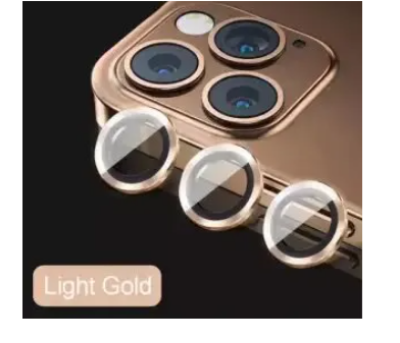 Picture of Apple iPhone 11 Pro Max /11pro Camera Lens Protector Metal Alumuniam Ring, Camera Tempered Glass