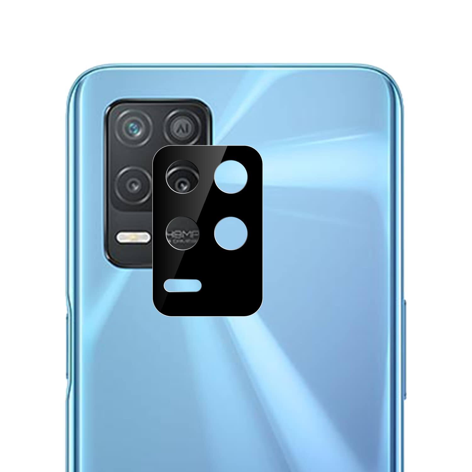 Picture of Realme 8 (5G) Black Back Camera Lens Protector Tempered Glass - Full Camera Coverage with Easy Installation Kit