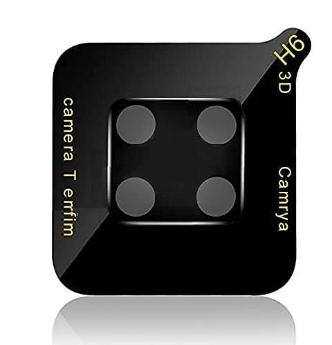Picture of 3D Back Camera Lens Protector [Full Coverage 360 Degree protection Tempered Glass Film Bubble-Free Anti-Scratch Easy Install Ultra-Thin] Compatible Realme C25 Tempered Glass-(Black)