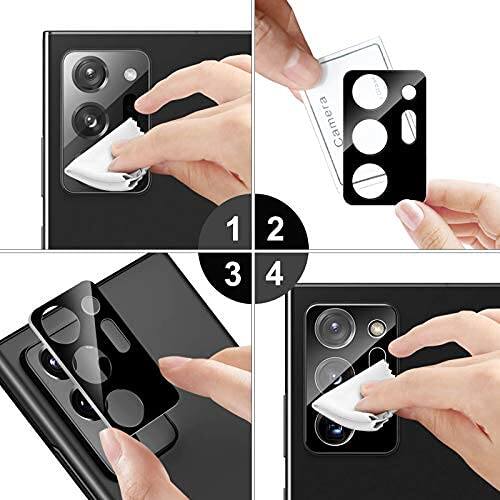 Picture of 3D Back Camera Lens Protector [Full Coverage 360 Degree protection Tempered Glass Film Bubble-Free Anti-Scratch Easy Install Ultra-Thin] Compatible Realme C25 Tempered Glass-(Black)