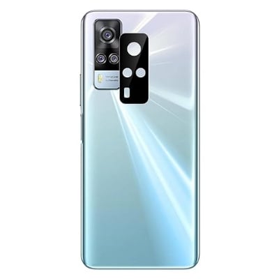 Picture of Compatible with Vivo Y51 [Black] Back Camera Lens Protector Tempered Glass - Full Camera Coverage and Easy Installation Kit