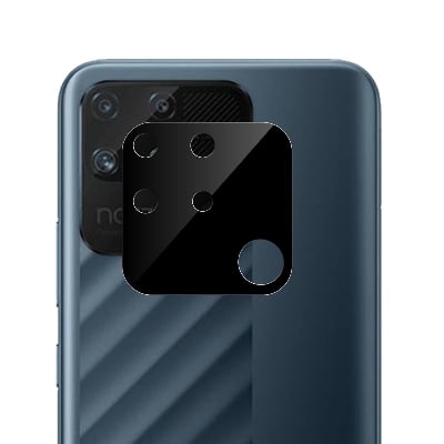 Picture of Realme Narzo 50A [Black] Back Camera Lens Protector Tempered Glass - Full Camera Coverage and Easy Installation Kit