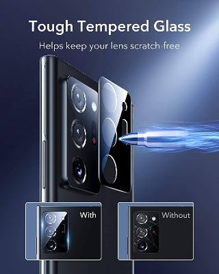 Picture of Back Camera Lens Protector Tempered Glass Clear Camera Lens Guard 3D Ultra Thin High Definition Anti Scratch Camera For Oppo F21 Pro 5G