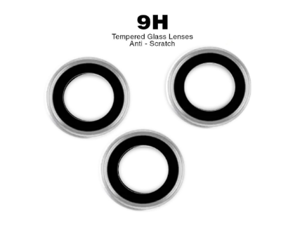 Picture of Oncraves Glass Camera Ring Lens Protector For Samsung Galaxy A34 5G | 9H Hardness, Full Coverage Camera Metal Ring Ultra-Thin/Clear - Silver
