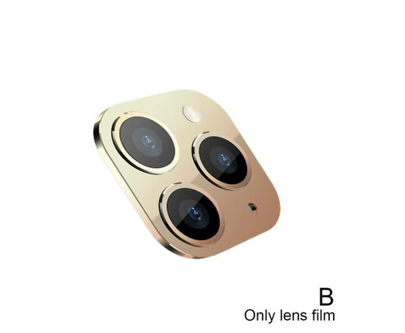 Picture of Luxury Fake Camera Lens Sticker Cover For iPhone XS MAX Change to R3O5 11 T2N2