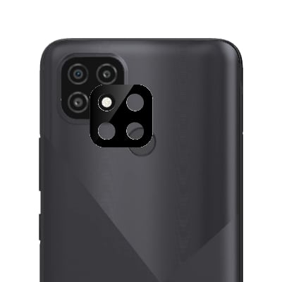 Picture of Kite Digital Compatible with Realme C21 [Black] Back Camera Lens Protector Tempered Glass - Full Camera Coverage and Easy Installation Kit