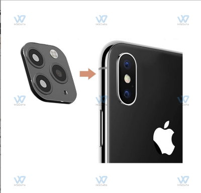 Picture of Fake Camera Lens Cover Second Change to iPhone 11 Pro Max, Black