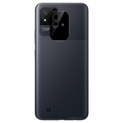 Picture of Digital Compatible with Realme Narzo 50i [Black] Back Camera Lens Protector Tempered Glass - Full Camera Coverage and Easy Installation Kit