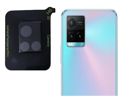 Picture of Back Camera Lens Protector Vivo Y21 | Real Tempered Glass| HD Clear Camera Lens Guard| 9H Hardness |Anti-Scratch |Camera Protective Lens