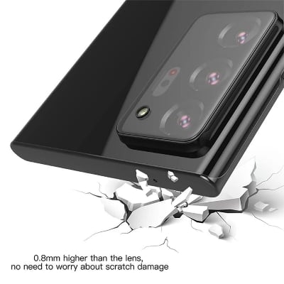Picture of Back Camera Lens Protector for Realme C25Y Camera Tempered Glass (Not Flexible) 9H Hardness Camera Glass Compatible Model Realme C25Y - Black