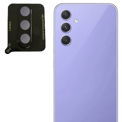 Picture of Dsfinest 3D Back Camera Lens Protector For Samsung Galaxy A54 5G | Full Coverage 360 Degree Protection Tempered Glass Bubble-Free Anti-Scratch Easy Install Ultra-Thin.