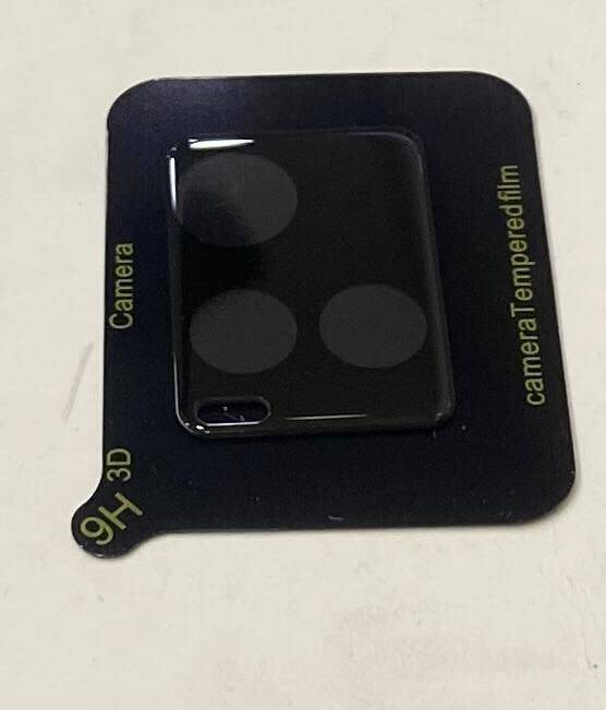 Picture of Compatible with Vivo Y21 (2021) [Black] Back Camera Lens Protector Tempered Glass - Full Camera Coverage with Easy Installation Kit (3D CAMERA GLASS)