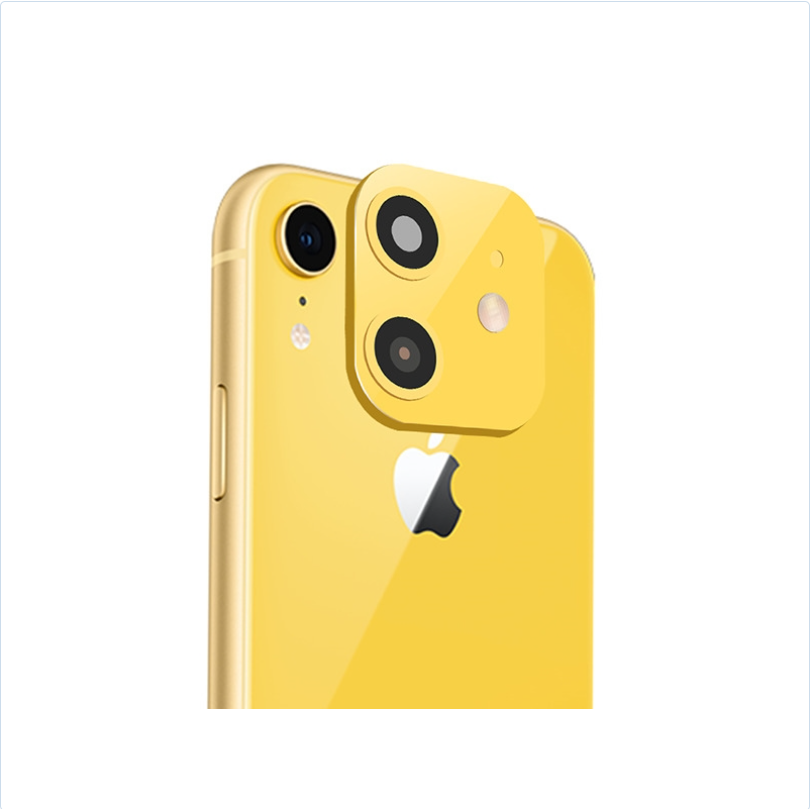 Picture of MyBat Modified Camera Lens Seconds Change Cover for Apple iPhone XR - Yellow