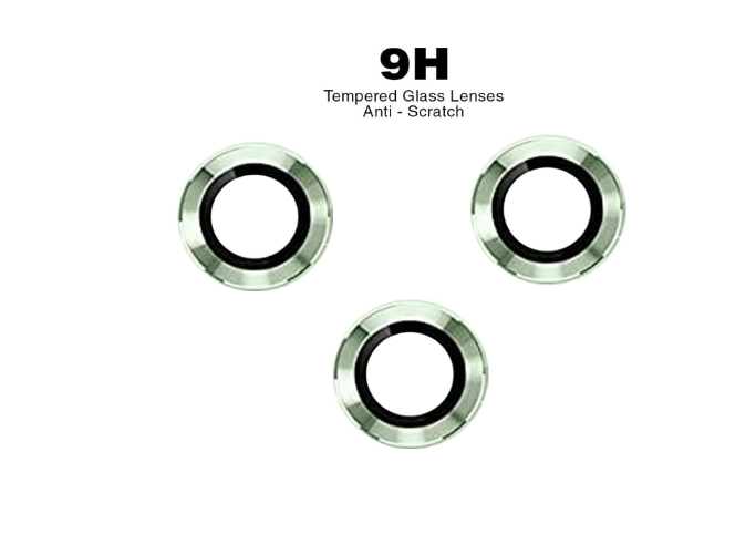 Picture of Oncraves Glass Camera Ring Lens Protector For Samsung Galaxy A54 5G|9H Hardness,Full Coverage Camera Metal Ring Ultra-Thin/Clear-Green
