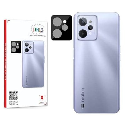 Picture of Back Camera Tempered Glass Lens Protector Compatible for Realme C31 with Edge to Edge Coverage and Easy Installation Kit, Pack of 1