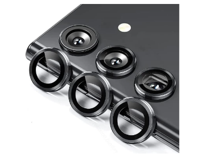 Picture of CoverGallery for Samsung Galaxy A14 5G Camera Ring Lens Protector Protector Back Camera Lens Screen Protector 3D Anti Shock/Anti-Scratch/Clear/BLACK Camera Tempered Glass 3 PIECE IN (Pack of 1)