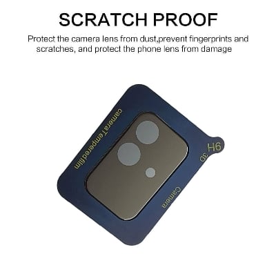 Picture of 3D Back Camera Lens Protector For Realme Narzo 50i Full Coverage 360 Degree Protection Tempered Glass Bubble-Free Anti-Scratch Easy Install Ultra-Thin.