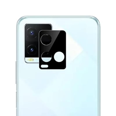 Picture of Vivo Y21 (2021) [Black] Back Camera Lens Protector Tempered Glass - Full Camera Coverage and Easy Installation Kit