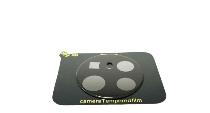 Picture of Back Camera Lens Protector Tempered Glass Vivo X80 Pro 5G [3D 9H Hardness Bubble Free Easy Installation Anti-scratch]-Black