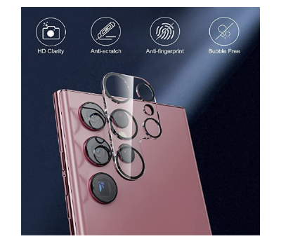 Picture of ​3D Full Screen Camera Protector Cover 1pcs For Vivo V29 5G 2023 VivoV29 Vovi V 29 V2250 Back Rear Lens Case Tempered Glass