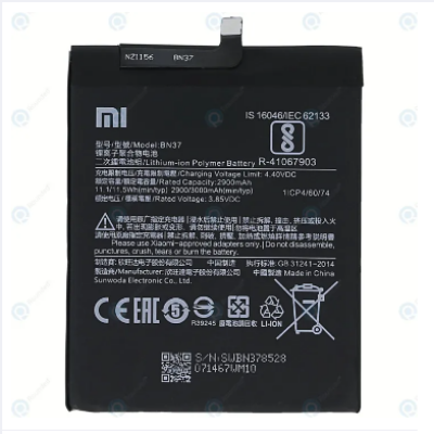 Picture of Xiaomi BN37 Battery for Xiaomi Redmi 6 - 3000mAh