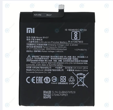 Picture of Xiaomi BN37 Battery for Xiaomi Redmi 6 - 3000mAh