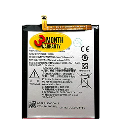 Picture of Original HE335 Parts for Nokia 6 TA-1000 TA-1003 TA-1021 TA-1025 TA-1033 TA-1039 (3000mAh) with 3 Months Warranty