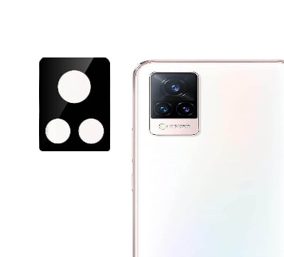 Picture of Scratch Resistant Back Camera Lens Protector Tempered Glass for Vivo V21