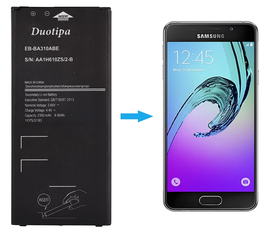 Picture of Duotipa EB-BA310ABE Battery Compatible with Galaxy A3 2016 A310 A310/F with Repair Tool Kit