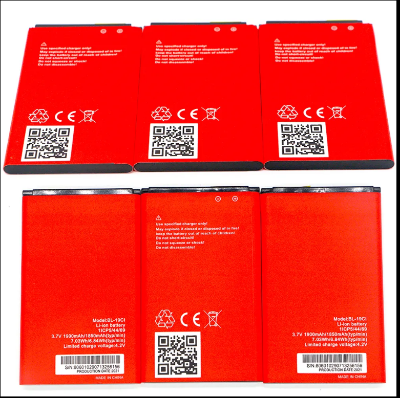 Picture of Full Capacity Cell Phone Battery 19CI 1000MAH 1500MAH 1700MAH 1850MAH 3.7V for Itel 19CI batteries