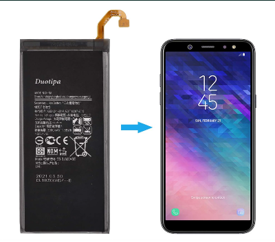 Picture of Duotipa EB-BJ800ABE Battery Compatible with Galaxy A6 2018 SM-A600 A600T with Repair Tool Kit