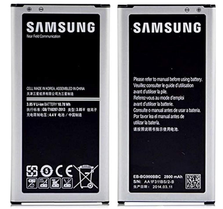 Picture of Samsung Galaxy S5 Battery EB-BG900BBC/BBZ/BBU OEM