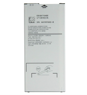 Picture of Ellenne Battery compatible with Samsung A7 2016 A710 EB-BA710ABE AD high capacity 3300mAh with disassembly kit included.