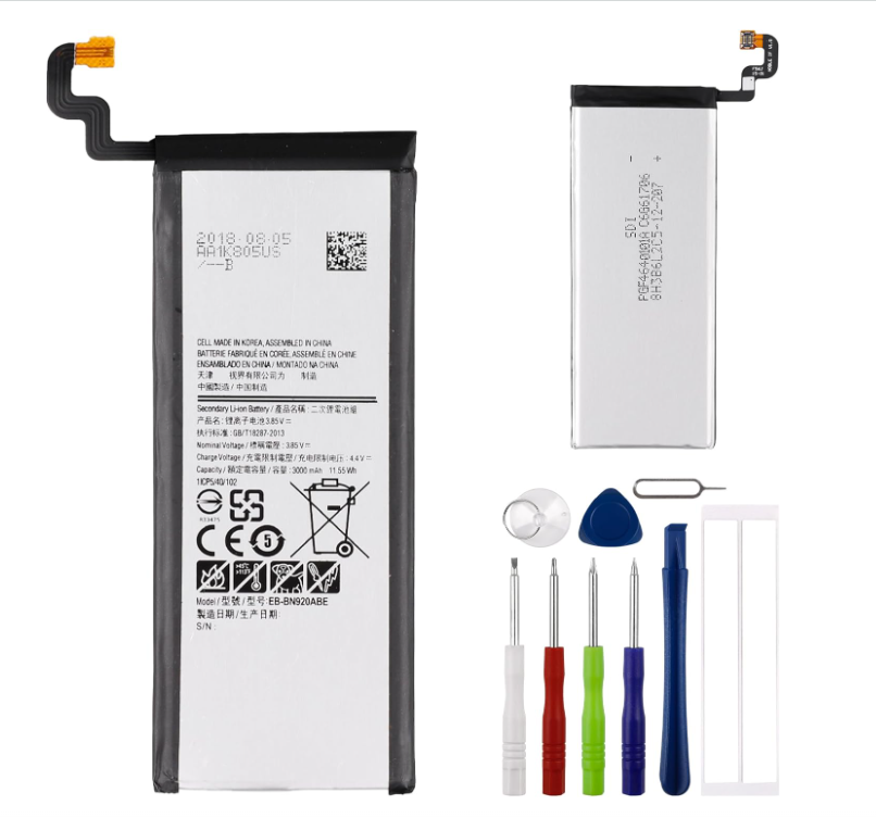 Picture of New Replacement Battery EB-BN920ABE Compatible with Samsung Galaxy Note 5 N920 N920V N920T N920A N920P with Tools