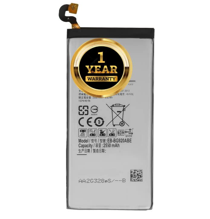 Picture of Original for Samsung Galaxy S6 G920 G920A (EB-BG920) (2550mAh) with 1 Year Replacement Warranty