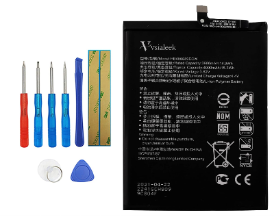 Picture of HB406689ECW 3900mAh Replacement Battery Compatible with Huawei Y7 2019 DUB-L21 Nova Lite Y7 Prime Dub-LX1 Y9 2019 JKM-LX1, JKM-LX2, JKM-LX3 with Tools