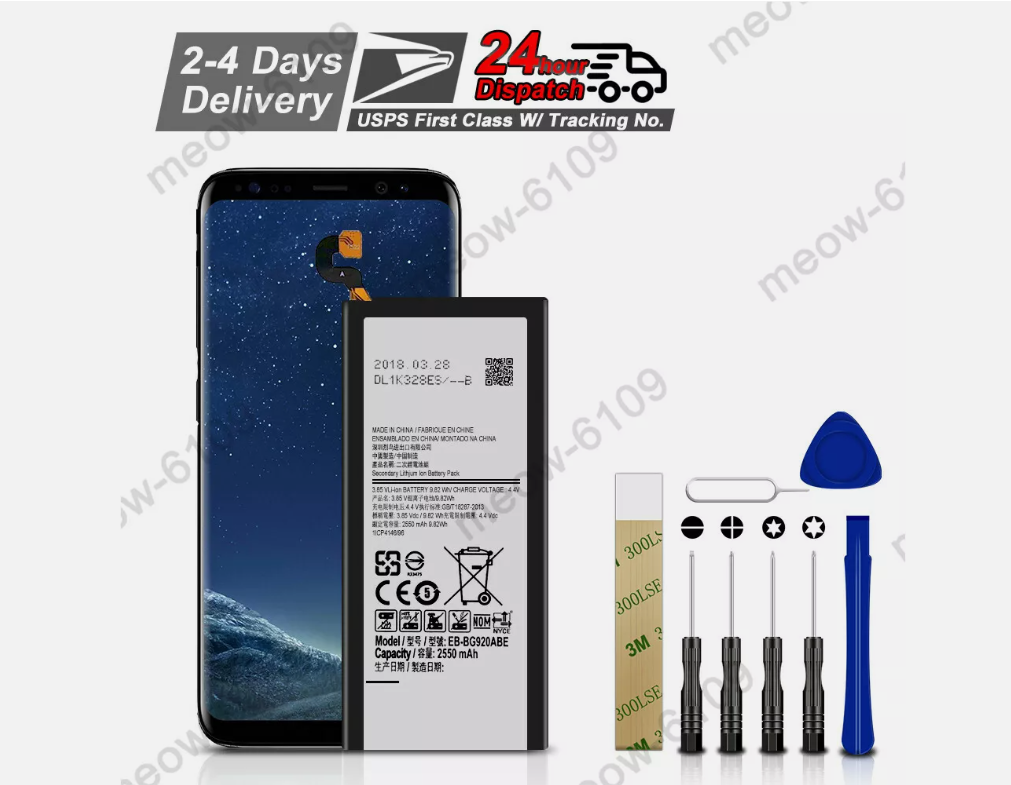Picture of For Sprint Samsung Galaxy S6 SM-G920P Repair Battery EB-BG920ABE EB-BG920ABA