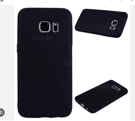 Picture of Candy Soft Silicone Protective Phone Case for Samsung Galaxy S6 Edge - Black