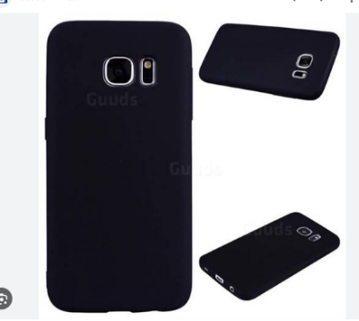 Picture of Candy Soft Silicone Protective Phone Case for Samsung Galaxy S6 Edge - Black