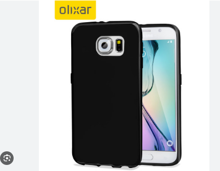 Picture of Candy Soft Silicone Protective Phone Case for Samsung Galaxy S6 Edge - Black