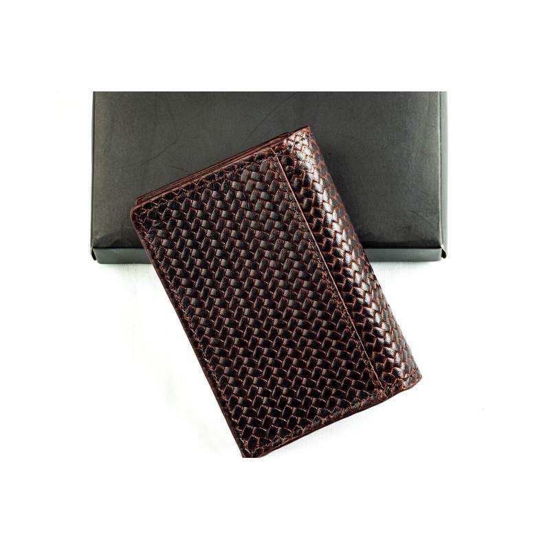 Picture of Card Holder | Genuine Leather | DESH LEATHER 003-Chocolate-Int (One Size)