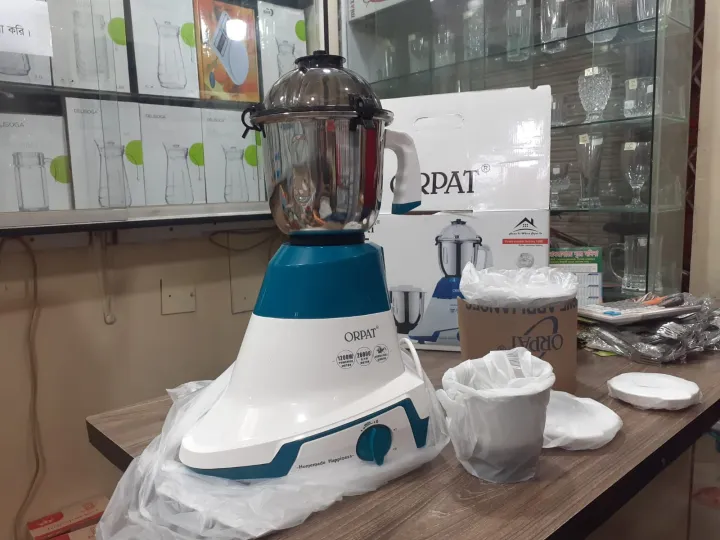 Picture of Portable Durable Household Orpat Kitchen Platinum 1200 - Watt Mixer Grinder & Blender for Home with powerful Motor
