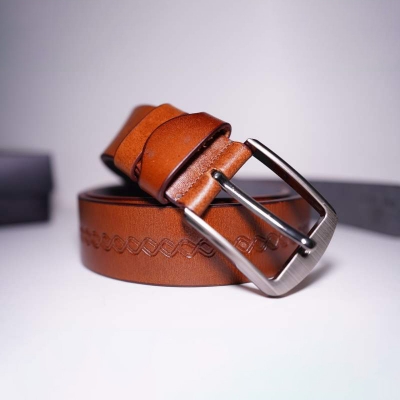 Picture of Premium Quality Manual Buckles Belt-Brown-Int (One Size)