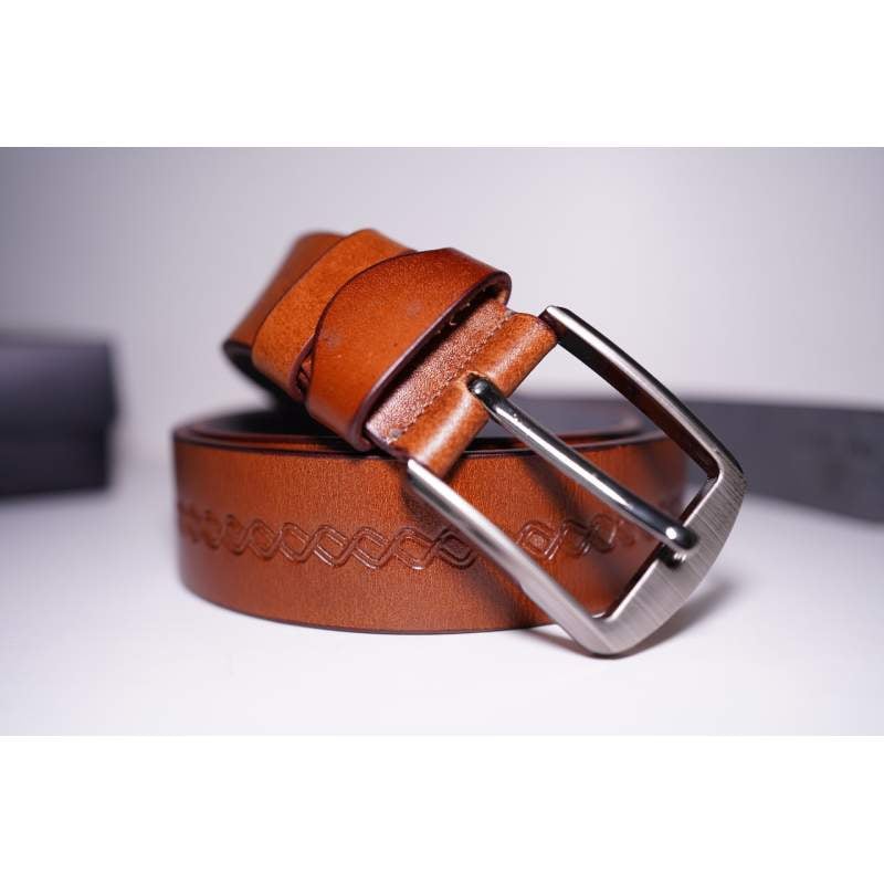 Picture of Premium Quality Manual Buckles Belt-Brown-Int (One Size)
