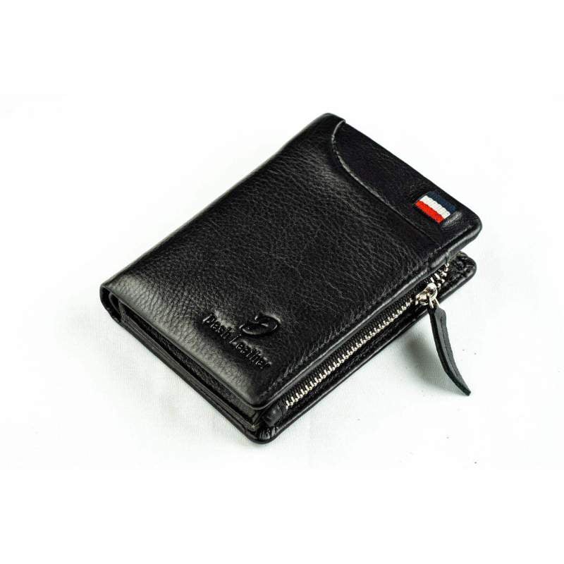 Picture of Medium Pocket Size Leather Wallet-Black-Int (One Size)