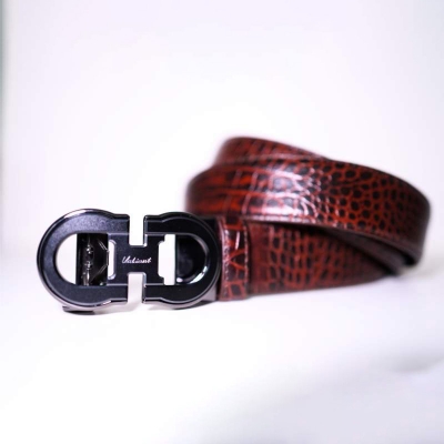 Picture of Premium Quality Gear Buckles Belt-Brown-Int (One Size)