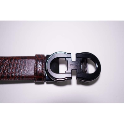 Picture of Premium Quality Gear Buckles Belt-Brown-Int (One Size)