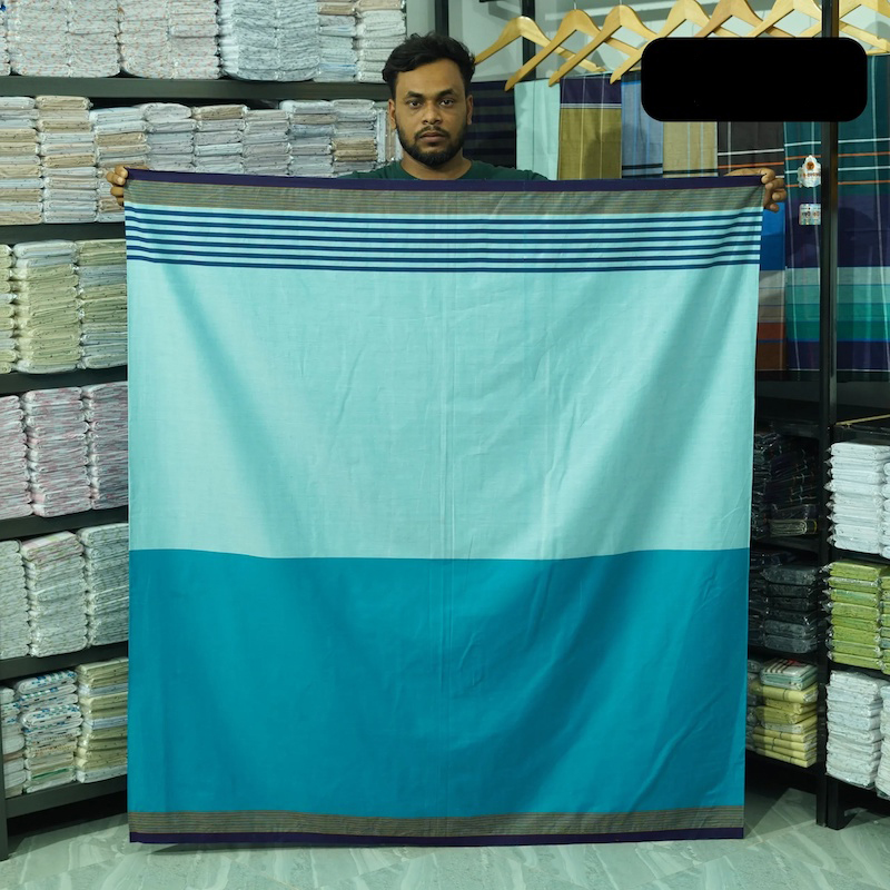 Picture of Tailocraft Men’s Pure Cotton Light Lungi 5.5 Hand-100