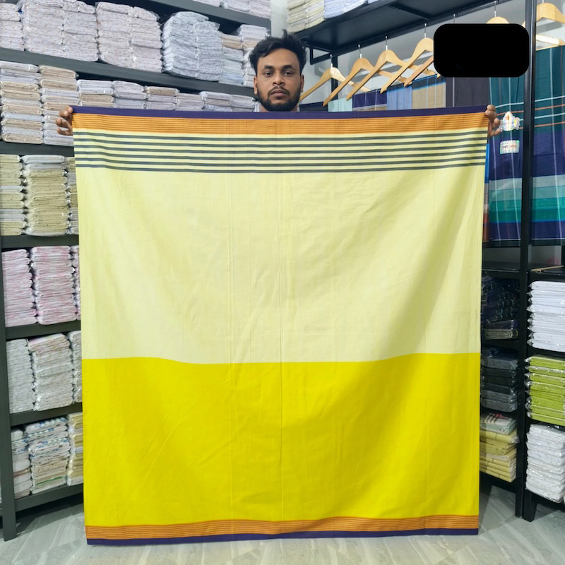 Picture of Tailocraft Men’s Pure Cotton Light Lungi 5.5 Hand-98