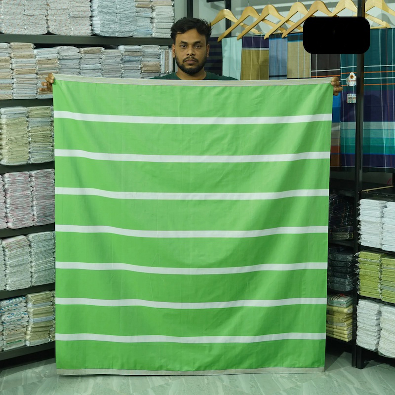 Picture of Tailocraft Men’s Pure Cotton Light Lungi 5.5 Hand-93